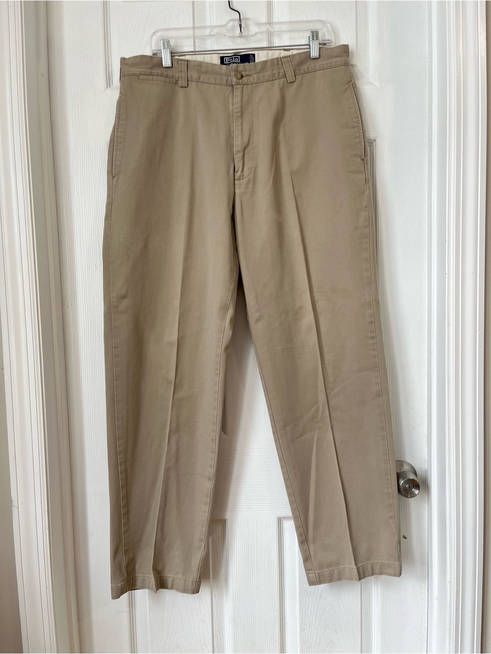 Polo Ralph Lauren Philip pants Men’s pleated Khaki tan Chinos pants size 36x30